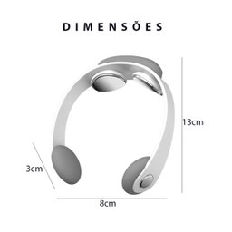 Massageador Pescoço Cervical Impulso Eletrico 5 Modos Massagem Fisioterapia Relaxante Anti Estresse  - 2