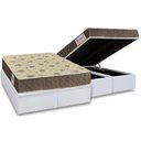 Ver imagem 1 de Cama Box Baú King: Colchão Anatômico Orthoflex D33 / EP Matera + Base CRC Courano White(193x203)