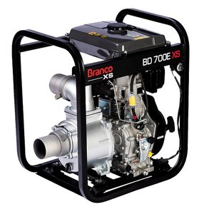 Motobomba a Diesel Branco BD 700E XS Auto Escorvante 4 Polegadas - Partida Elétrica