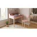 Ver imagem 1 de Escrivaninha Infantil para Quarto Teen MDF 1 Gaveta com Cadeira Infantil Rosa