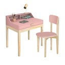 Ver imagem 3 de Escrivaninha Infantil para Quarto Teen MDF 1 Gaveta com Cadeira Infantil Rosa
