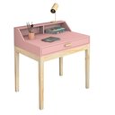 Ver imagem 4 de Escrivaninha Infantil para Quarto Teen MDF 1 Gaveta com Cadeira Infantil Rosa