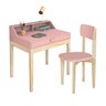 Escrivaninha Infantil Para Quarto Com Cadeira Infantil Rosa - 1