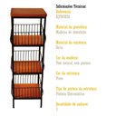 Ver imagem 4 de Fruteira de Ferro e Madeira Grande para Cozinha 3 Andares Artesanal