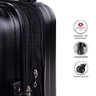 Conjunto de Malas de Viagem Expansível em Abs Samsonite Fiero Cadeado Tsa 3pcs P/m/g Preta - 2