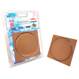 Ralo Click Quadrado 10x10cm Rose - 9