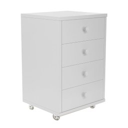 Gaveteiro Branco com Gavetas Organizador Prático e Moderno:branco - 2