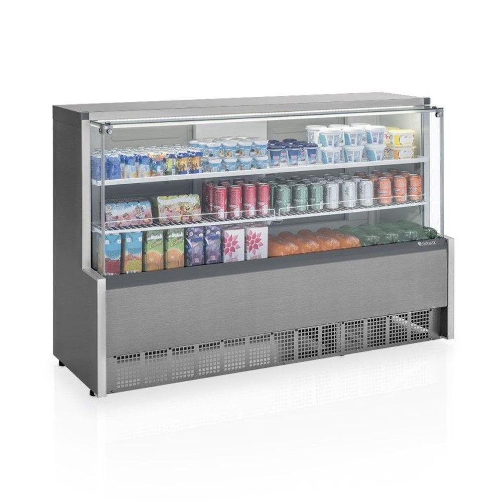 Vitrine Refrigerada Gelopar Universal 175 cm Inox 50-60Hz 220V GPSA-175R - 1