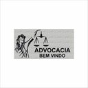 Ver imagem 2 de TAPETE CAPACHO ADVOCACIA 80X40 FUNDO PRATA