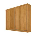 Ver imagem 2 de Guarda Roupa Galati 2 Portas Ripado 100% Mdf - Peroba Made Marcs