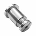 Ver imagem 1 de Fixador de Teto em Latão Niquelado sem Ajuste com Rosca M10x1 com Tampa Md-6007