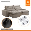 Ver imagem 6 de Sofá Retrátil e Reclinável 230cm Domínio