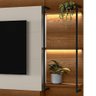 Estante Home Para TV 65 Polegadas Com Led Freijó Off White Belmont Linea Brasil - 3