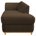 Ver imagem 6 de Diva Recamier Vanessa 160cm Lado Direito Suede Adj Decor Marrom