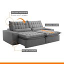 Ver mais imagens de Sofá Retrátil e Reclinável 230cm Domínio