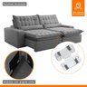Sofá Retrátil e Reclinável 230cm Domínio - 6