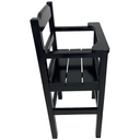 Ver imagem 2 de Cadeira Papinha para Bebê com Trava Fixa em Madeira Maciça  - Preto