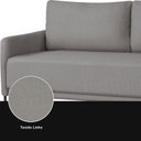 Ver imagem 5 de Sofá para Sala Estar Living Clássico 166cm Pés de Ferro Londres Cinza Medio
