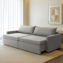 Ver imagem 1 de Sofá Cama Retrátil e Reclinável 180cm Marselha Cinza