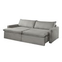 Ver imagem 2 de Sofá Cama Retrátil e Reclinável 180cm Marselha Cinza