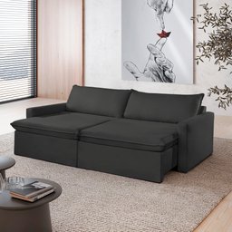Sofá Cama Retrátil e Reclinável 180cm Marselha - 1