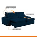 Ver mais imagens de Sofá Retrátil e Reclinável 230cm Domínio