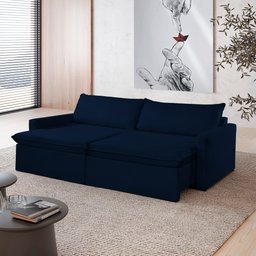 Sofá Cama Retrátil e Reclinável 180cm Marselha - 1