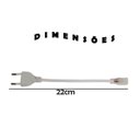 Ver imagem 5 de Conector Rabicho Plug para Fita de Led 8mm Kit 5 Unidades Tomada Fonte Iluminaçao Gesso Sanca Teto R