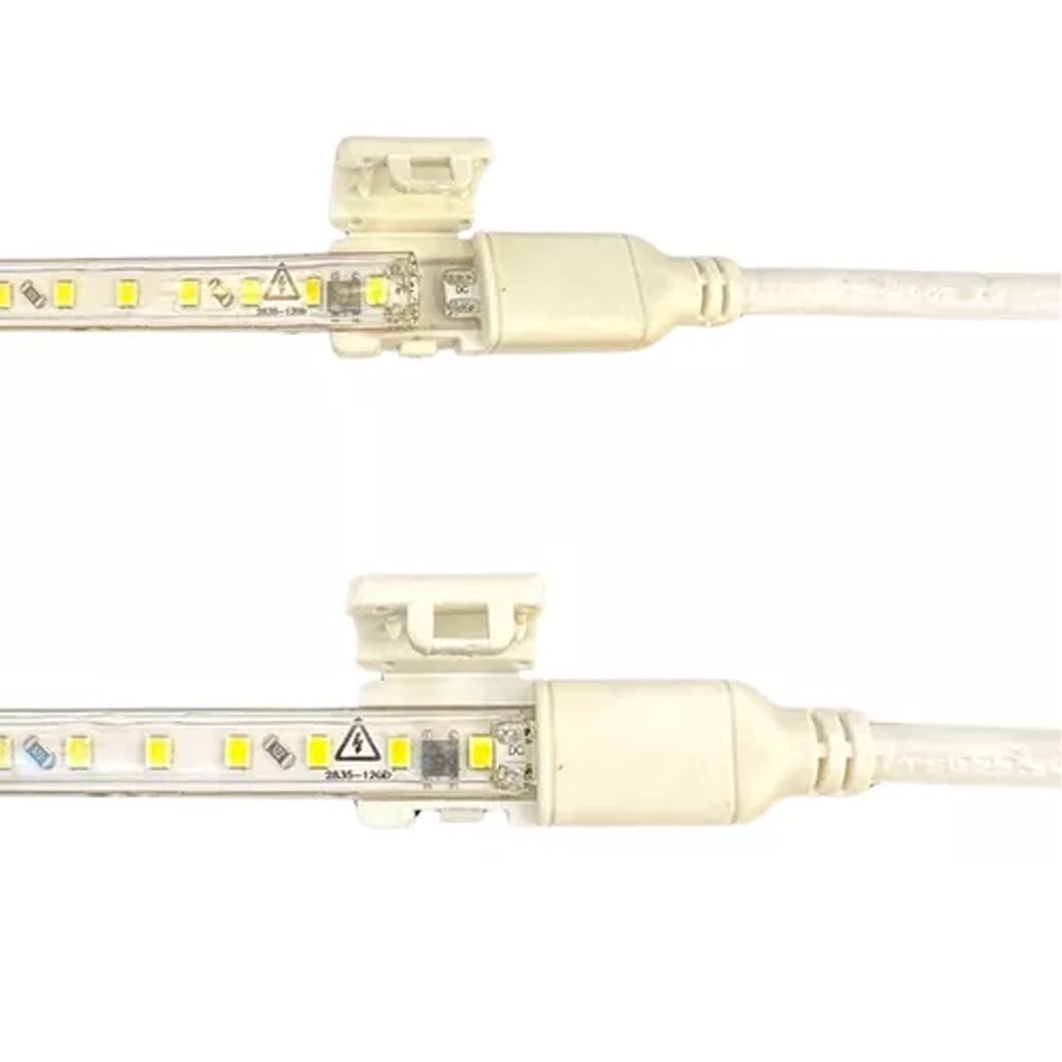Conector Rabicho Plug para Fita de Led 8mm Kit 5 Unidades Tomada Fonte Iluminaçao Gesso Sanca Teto R - 7