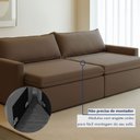 Ver imagem 7 de Sofá Cama Retrátil e Reclinável 180cm Marselha