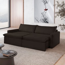 Sofá Cama Retrátil e Reclinável 180cm Marselha - 1