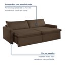 Ver mais imagens de Sofá Cama Retrátil e Reclinável 180cm Marselha