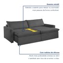 Ver mais imagens de Sofá Cama Retrátil e Reclinável 200cm Marselha