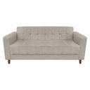 Ver imagem 1 de Sofá 3 Lugares Arezzo Suede Marrom Rato