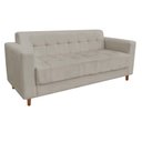 Ver imagem 5 de Sofá 3 Lugares Arezzo Suede Marrom Rato