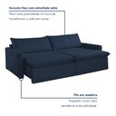 Ver mais imagens de Sofá Cama Retrátil e Reclinável 220cm Marselha
