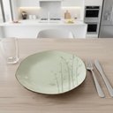 Ver imagem 2 de Conjunto 4 Pratos Rasos 27,5 Cm Ryo Bambu Porcelana Oxford
