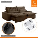 Ver imagem 6 de Sofá Retrátil e Reclinável 230cm Domínio