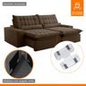 Sofá Retrátil e Reclinável 230cm Domínio - 6