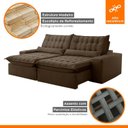 Ver imagem 7 de Sofá Retrátil e Reclinável 230cm Domínio