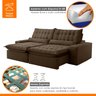 Sofá Retrátil e Reclinável 230cm Domínio - 5