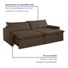 Sofá Cama Retrátil e Reclinável 260cm Marselha - 8