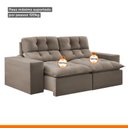 Ver imagem 4 de Sofá 2 Lugares Retrátil e Reclinável 200cm Paraty