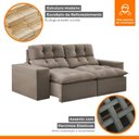 Ver mais imagens de Sofá 2 Lugares Retrátil e Reclinável 200cm Paraty