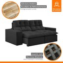 Ver mais imagens de Sofá 2 Lugares Retrátil e Reclinável 200cm Paraty