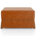 Ver imagem 3 de Kit 02 Puffs Decorativo Retangular para Sala de Estar Domus L02 Couríssimo Canela - Lyam Decor