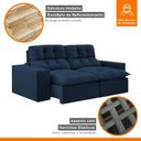 Ver mais imagens de Sofá 2 Lugares Retrátil e Reclinável 200cm Paraty