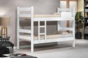 Ver imagem 1 de Beliche / Cama Solteiro 100% MDF Estrado em Eucalipto Reforçada com Escada Lateral Cor Branca última