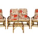 Ver imagem 2 de Kit 4 Almofadas Para Poltronas Cadeira Sofá De Bambu Vime