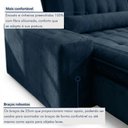 Ver mais imagens de Sofá Retrátil e Reclinável 290cm Domínio Azul